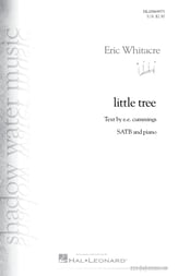 little tree SATB choral sheet music cover